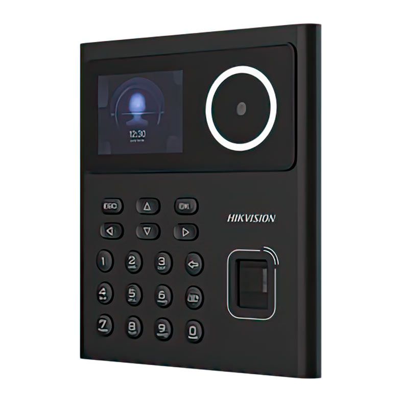 Controle De Acesso Facial e Biometrico Hikvision DS-K1T320MFWX, Display LCD 2.4, Preto, DS-K1T320MFWX