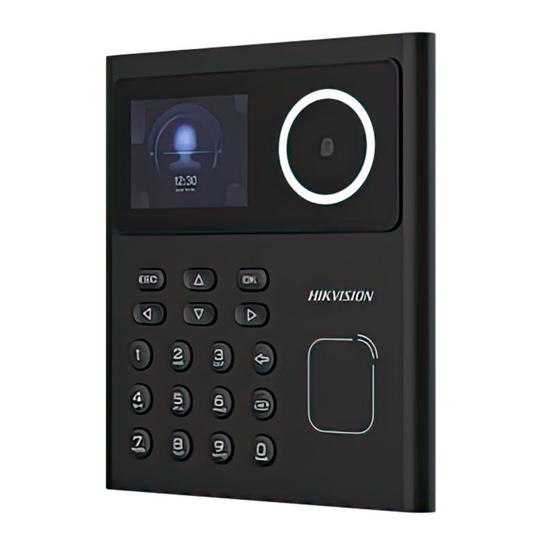 Controle De Acesso Facial e Biometrico Hikvision DS-K1T320MWX, Display LCD 2.4, Preto, DS-K1T320MWX