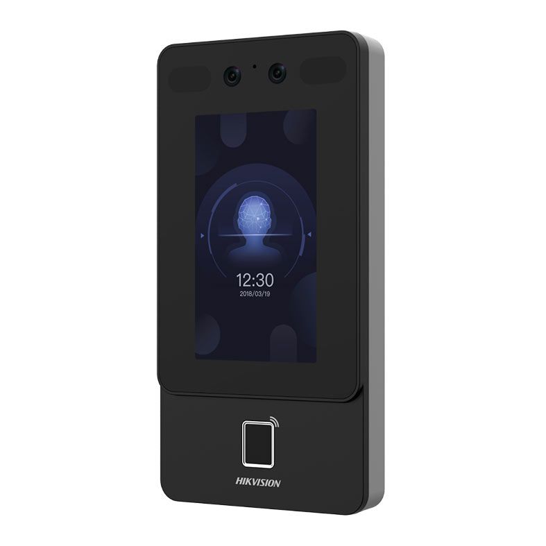 Controle De Acesso Facial Hikvision DS-K1T342MFWX , Display LCD 4.3, Preto, DS-K1T342MFWX