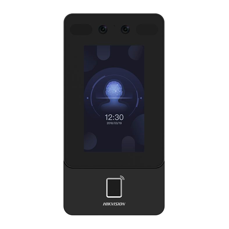 Controle De Acesso Facial Hikvision DS-K1T342MFWX , Display LCD 4.3, Preto, DS-K1T342MFWX