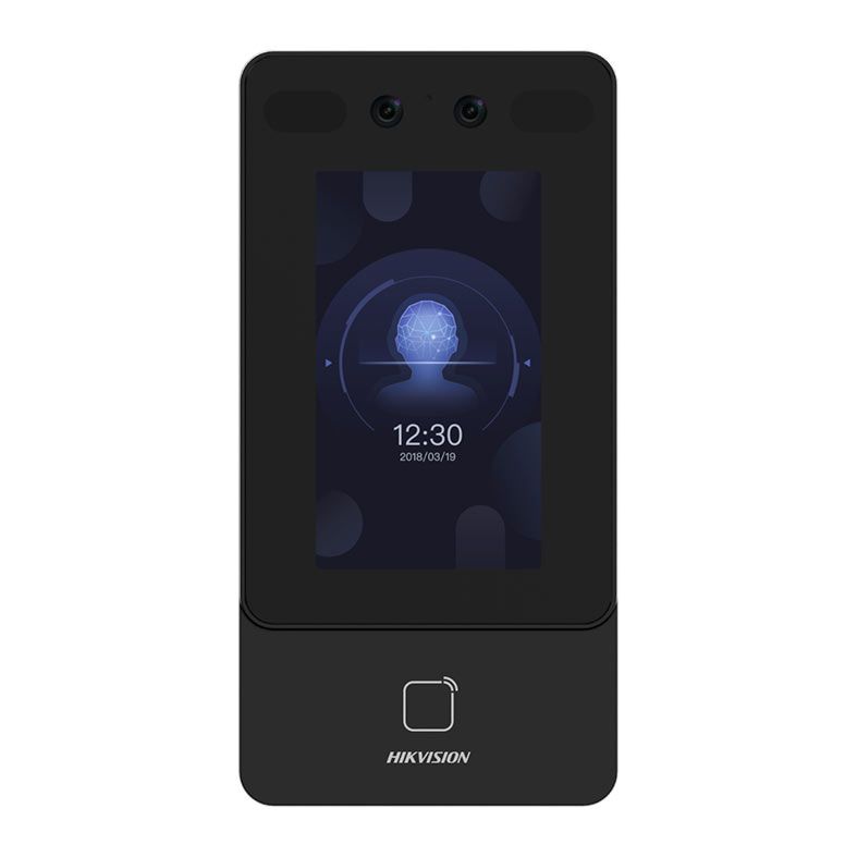 Controle De Acesso Facial Hikvision DS-K1T342MWX , Display LCD 4.3, Preto, DS-K1T342MWX