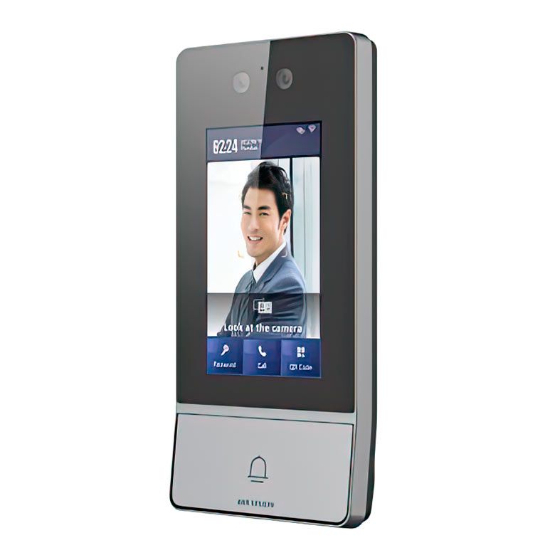 Controle De Acesso Facial Hikvision DS-KV9503-WBE1, Display LCD 4.3, Preto e Cinza, DS-KV9503-WBE1