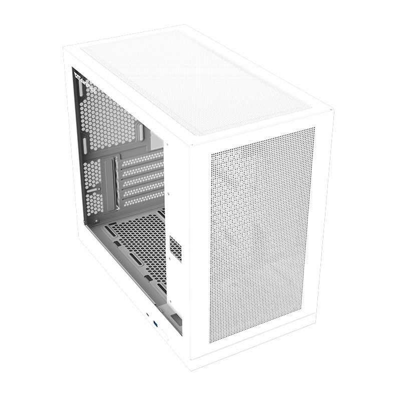 Gabinete Gamer Aigo Darkflash DS210, Mid-Tower, Lateral de Vidro, Branco, DS210-WHITE