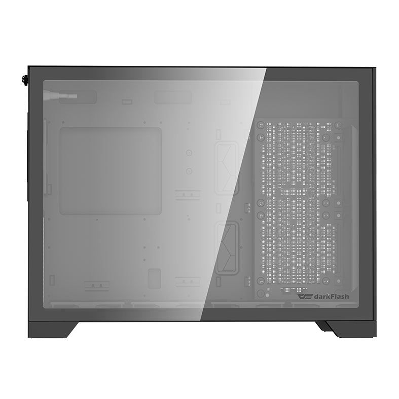Gabinete Gamer Aigo Darkflash DS5000 Mesh, Lateral De Vidro, Com 5 Fans, Preto, DS5000BK-MESH-5F
