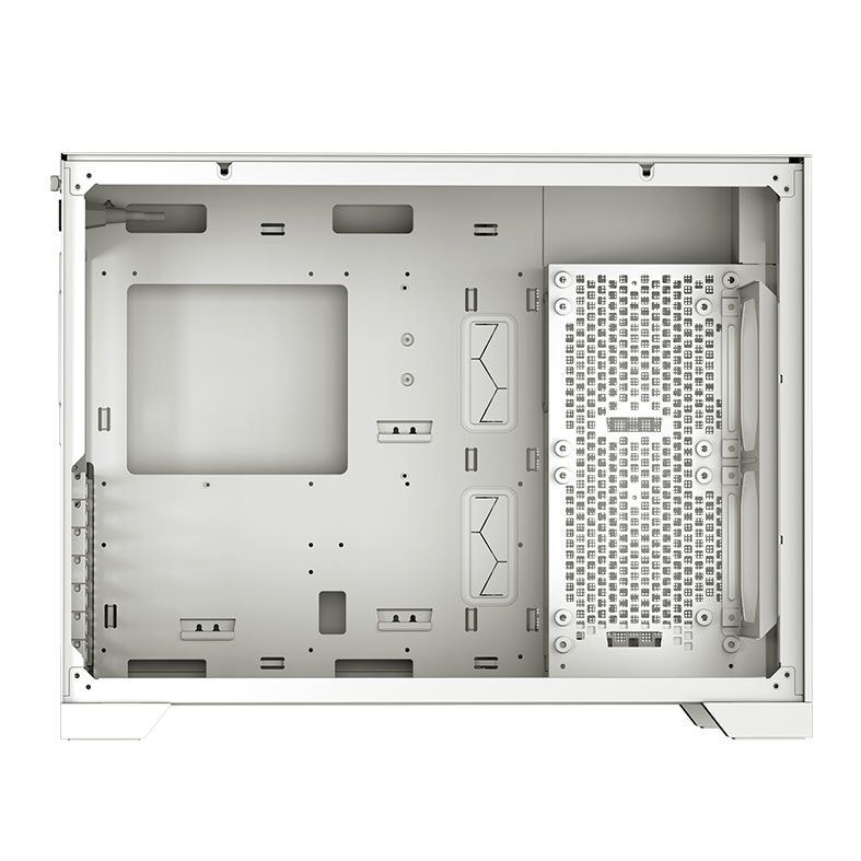 Gabinete Gamer Aigo Darkflash DS5000 Mesh, Full-Tower, Lateral De Vidro, Com 5 Fans, Branco, DS5000WH-MESH-5F