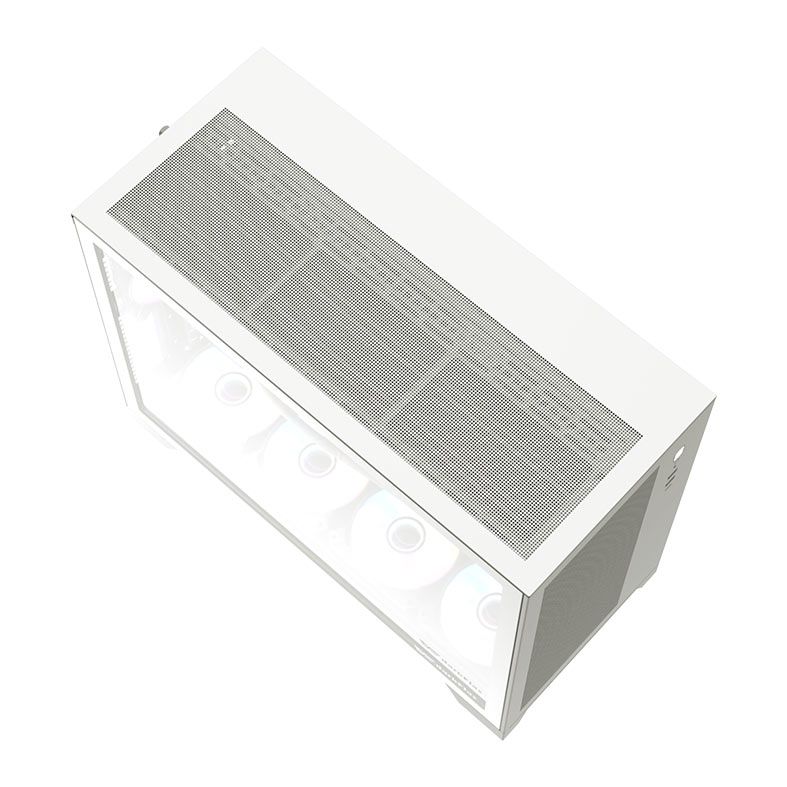 Gabinete Gamer Aigo Darkflash DS5000 Mesh, Full-Tower, Lateral De Vidro, Com 5 Fans, Branco, DS5000WH-MESH-5F