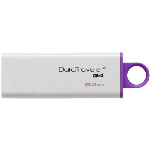 Pendrive kingston Datatraveler Generation 4 64GB USB 3.0 Violeta,DTIG4/64GB - BOX
