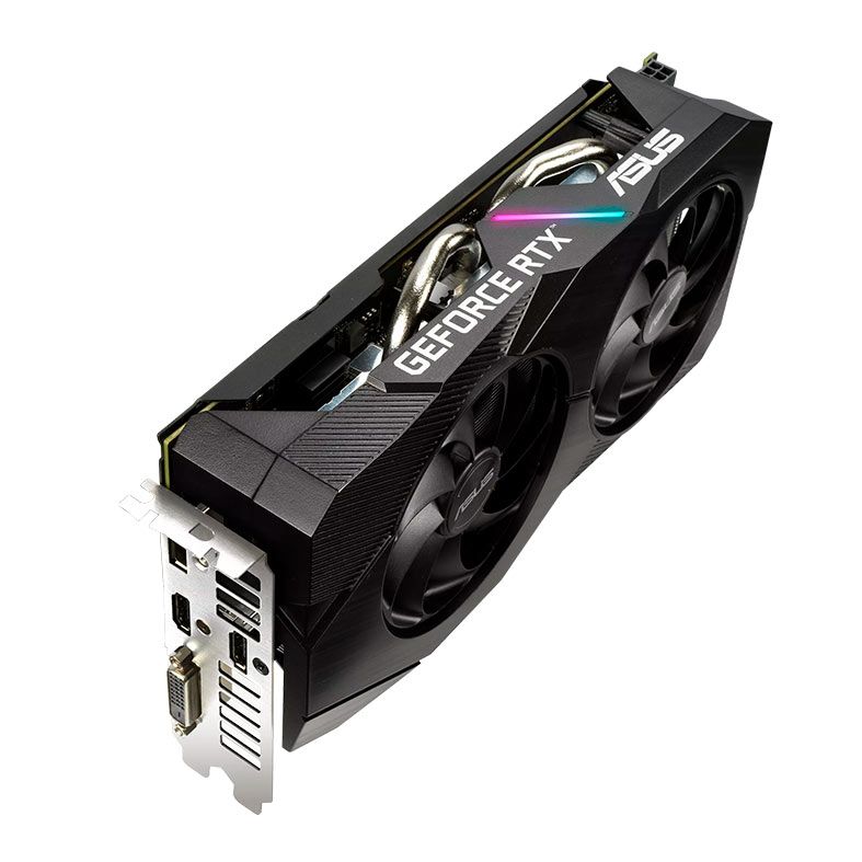 Placa de Video Asus GeForce RTX 2060 Dual EVO, 12GB, GDDR6, 192-bit, DUAL-RTX2060-12G-EVO
