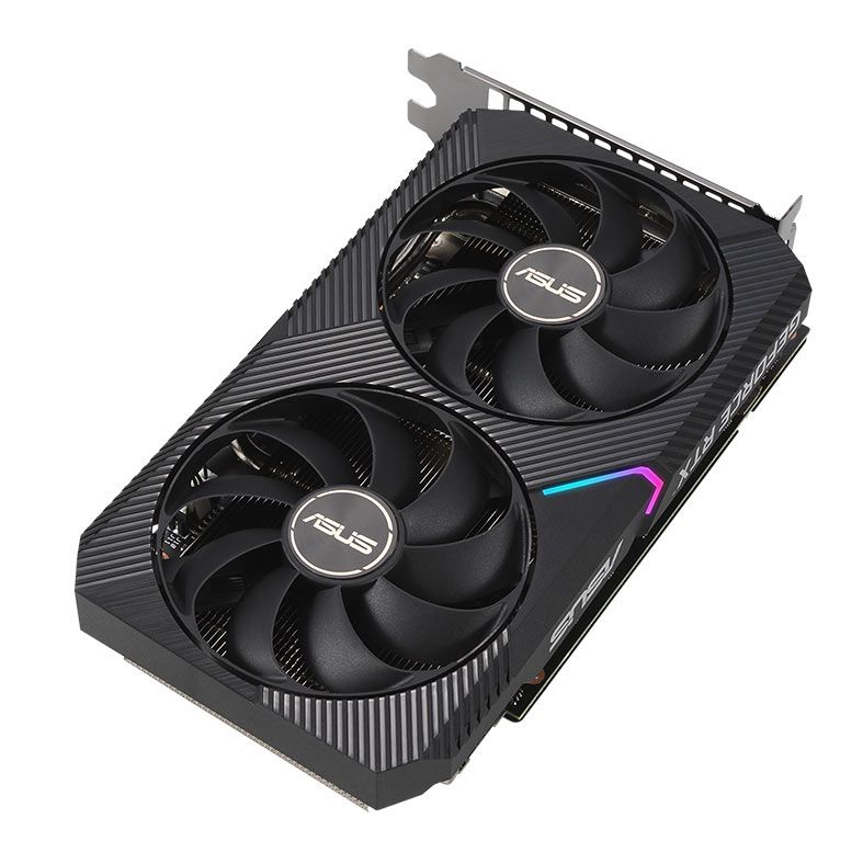 Placa de Video Asus GeForce RTX 3060 Ti Dual Mini, LHR, 8GB, GDDR6, 256-bit, DUAL-RTX3060TI-8G-MINI-V2