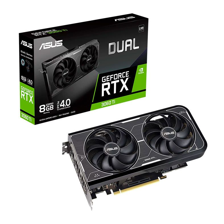 Placa de Video Asus GeForce RTX 3060 Ti Dual, 8GB, GDDR6X, 256-bit, DUAL-RTX3060TI-8GD6X