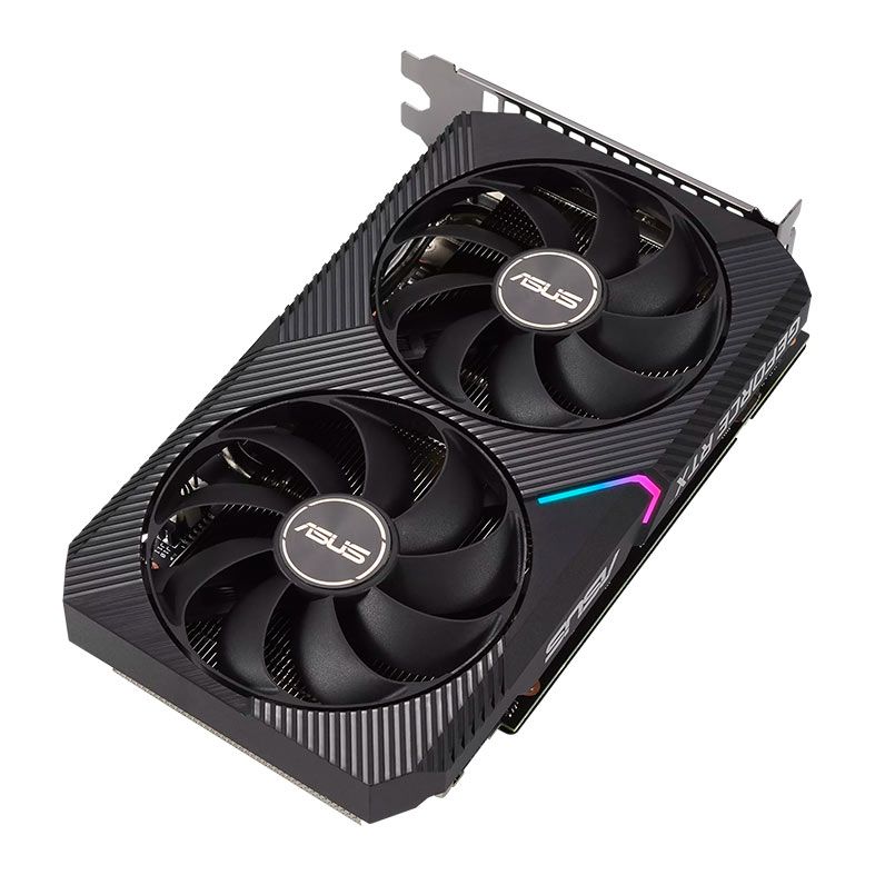 Placa de Video Asus GeForce RTX 3060 TI V2 Mini OC Edition, 8GB, GDDR6, 256-bit, DUAL-RTX3060TI-O8G-MINI-V2