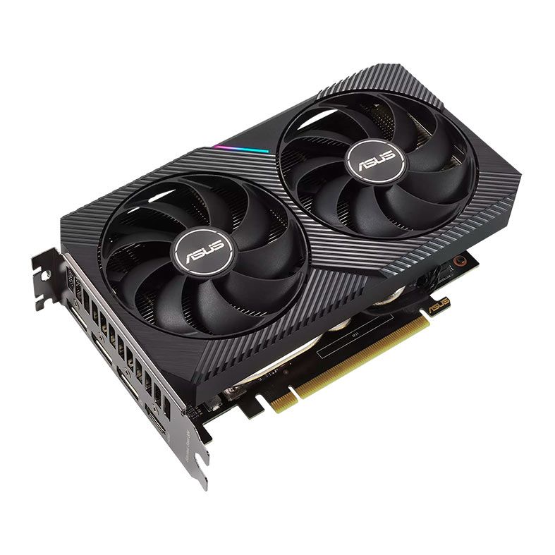 Placa de Video Asus GeForce RTX 3060 TI V2 Mini OC Edition, 8GB, GDDR6, 256-bit, DUAL-RTX3060TI-O8G-MINI-V2