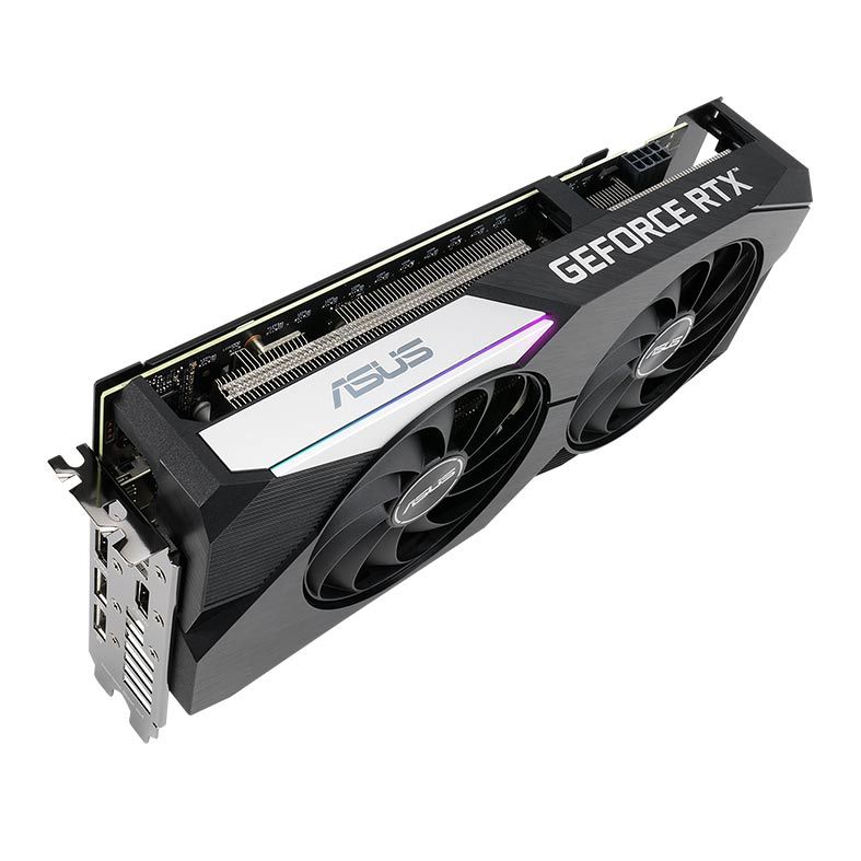 Placa de Video Asus GeForce RTX 3060 Ti V2 OC LHR 8GB GDDR6 Dual 256-bit, DUAL-RTX3060TI-O8G-V2