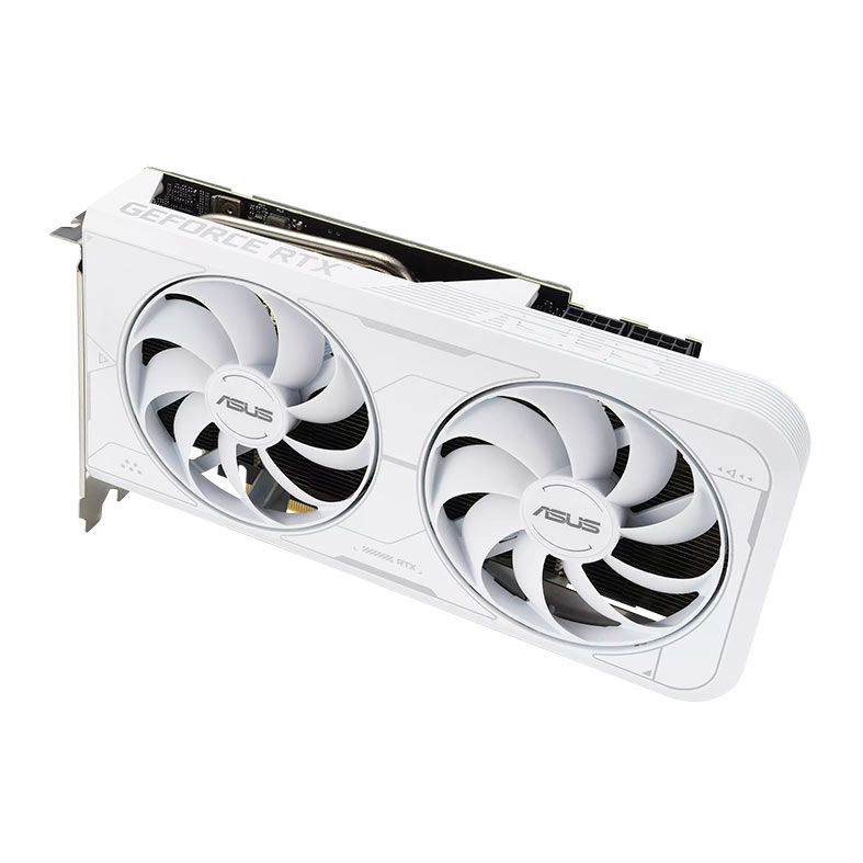 Placa de Video Asus GeForce RTX 3060 Ti Dual White OC, LHR, 8GB, GDDR6X, 256-bit, DUAL-RTX3060TI-O8GD6X-WHITE