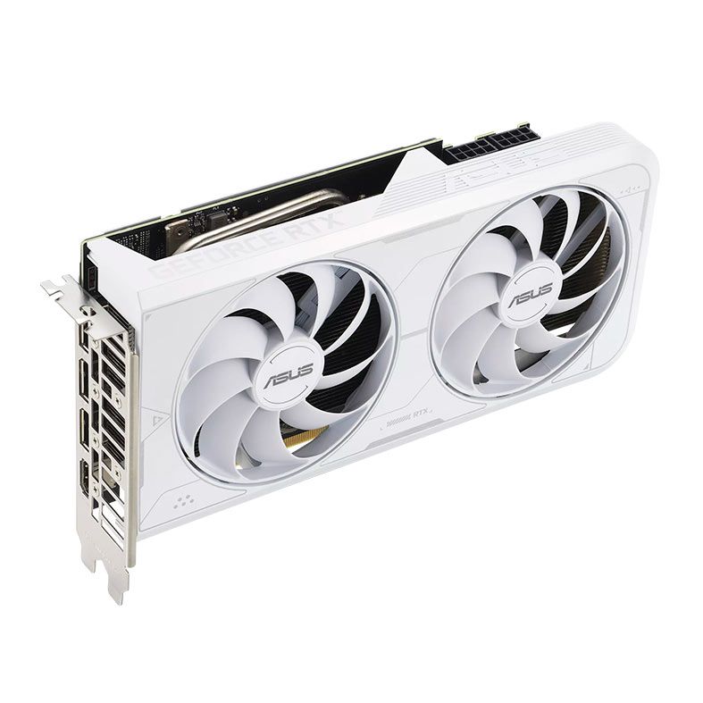 Placa de Video Asus GeForce RTX 3060 Ti Dual White OC, LHR, 8GB, GDDR6X, 256-bit, DUAL-RTX3060TI-O8GD6X-WHITE