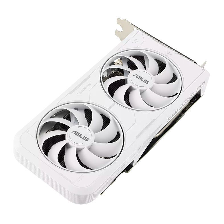 Placa de Video Asus GeForce RTX 3060 Ti Dual White OC, LHR, 8GB, GDDR6X, 256-bit, DUAL-RTX3060TI-O8GD6X-WHITE