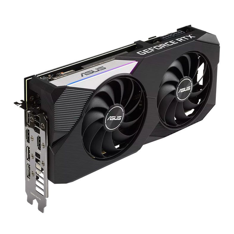 Placa de Video Asus GeForce RTX 3070 Dual, LHR, 8GB, GDDR6, 256-bit, DUAL-RTX3070-8G-V2