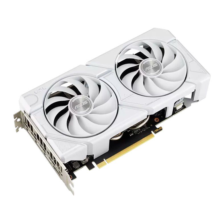 Placa de Video Asus GeForce RTX 4060 Dual EVO White OC Edition, 8GB, GDDR6, 128-bit, DUAL-RTX4060-O8G-EVO-WHITE