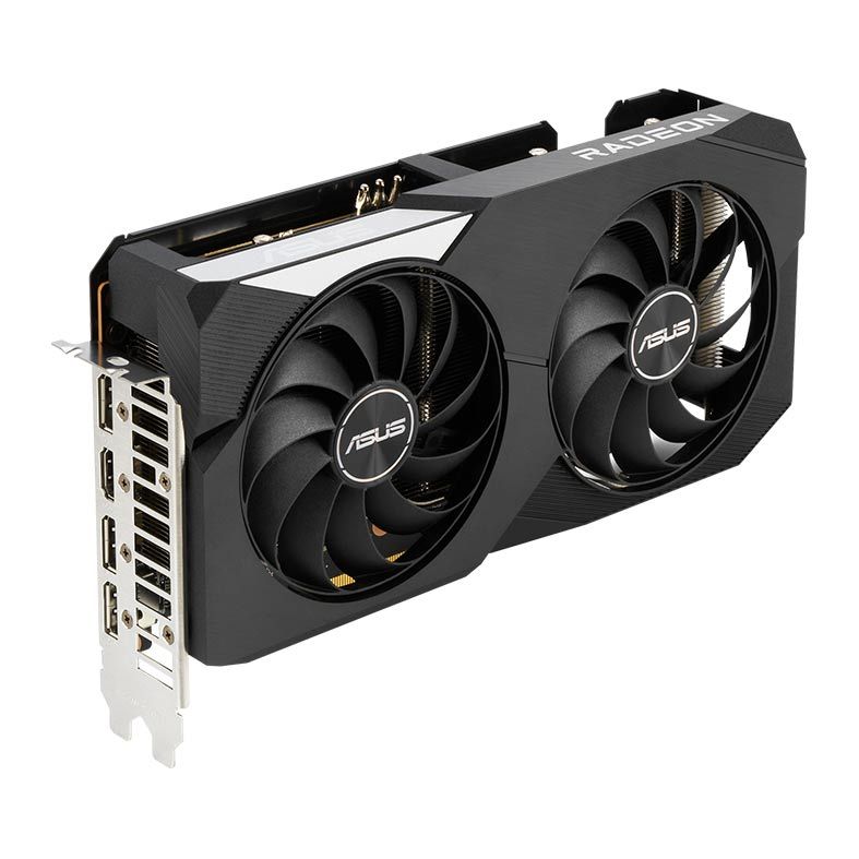 Placa de Video Asus Radeon RX 6600 XT Dual OC Edition, 8GB, GDDR6, 128-Bit, DUAL-RX6600XT-O8G