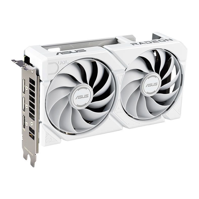 Placa de Video Asus Radeon RX 9060 XT Dual White, 16GB, GDDR6, 128