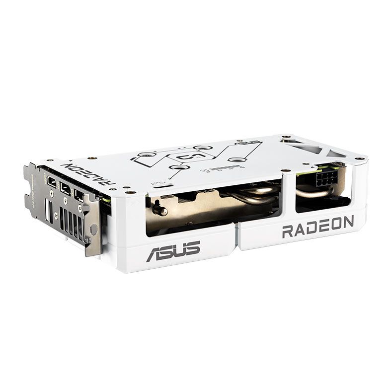 Placa de Video Asus Radeon RX 9060 XT Dual White, 16GB, GDDR6, 128