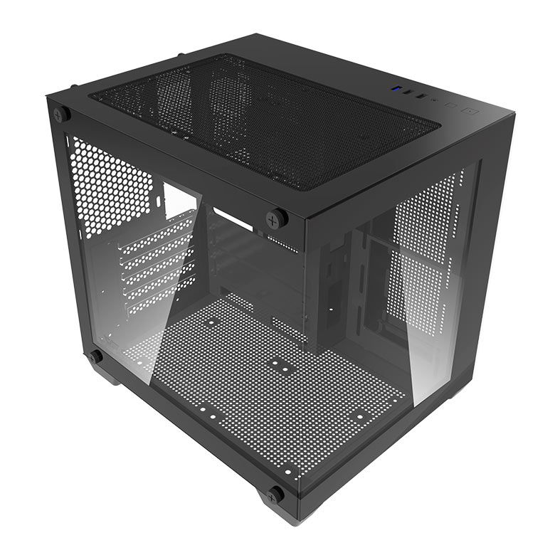 Gabinete Gamer Aigo Darkflash Durin D275M, Mid-Tower, Lateral de Vidro, Preto, DURIN-D275M-BK