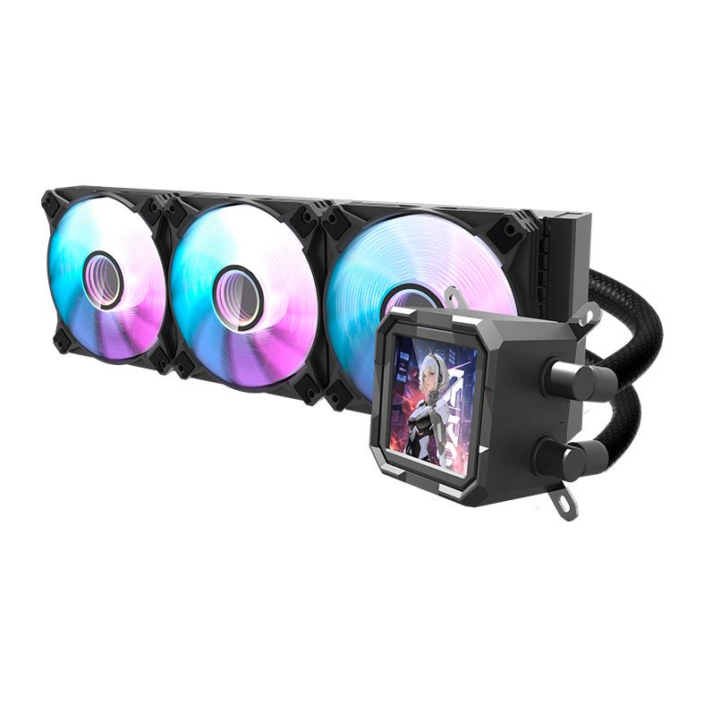 OPENBOX Water Cooler Aigo Darkflash DV360S, ARGB, Display LCD 2.73