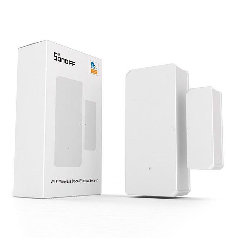 Sensor Porta/Janela Nova Digital Sonoff DW2, Wireless, Branco, DW2-RF