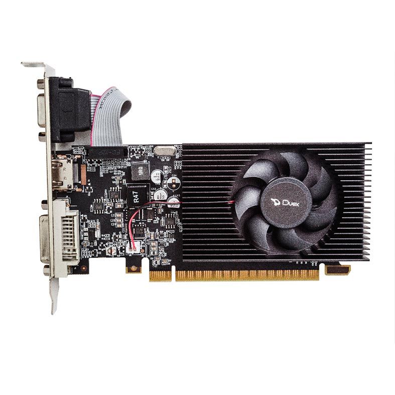 Placa De Video Duex Geforce GT 610 2GB DDR3 64Bit, DXGT610LP-2GD3