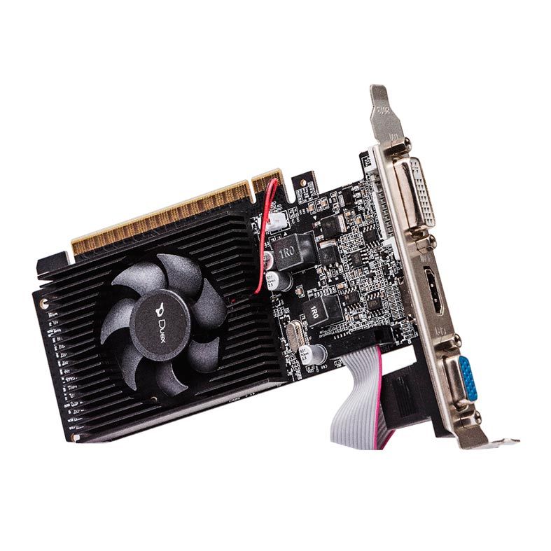 Placa De Video Duex Geforce GT 610 2GB DDR3 64Bit, DXGT610LP-2GD3