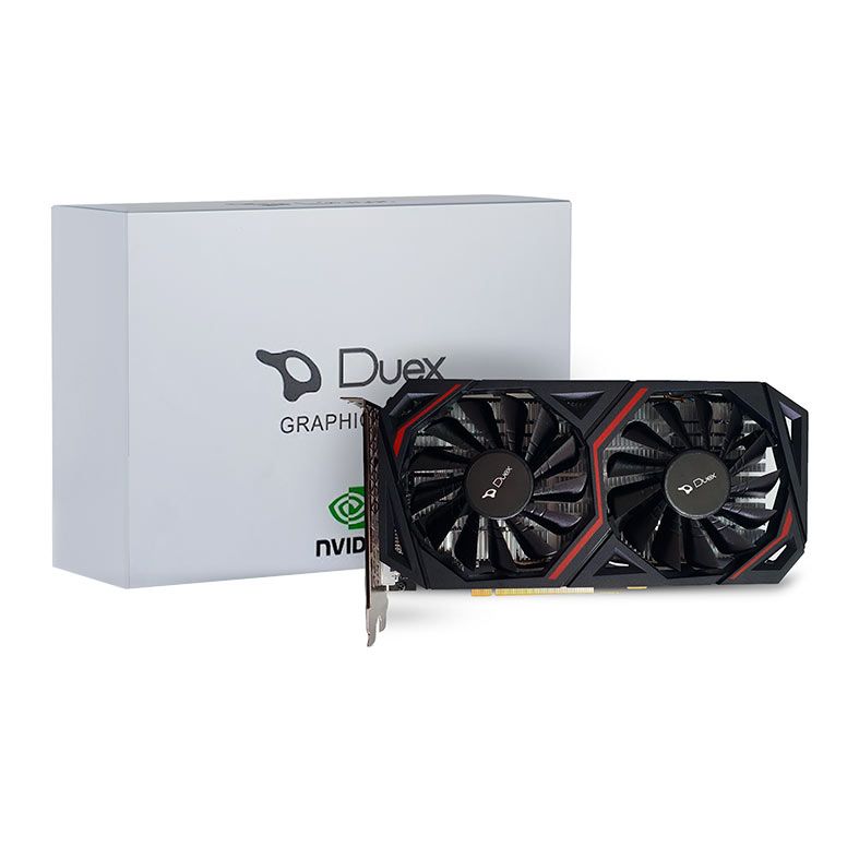 Placa de Video Duex GTX1660, 6GB, GDDR5, 192-bit, DX-GTX1660-6GD5-NAC