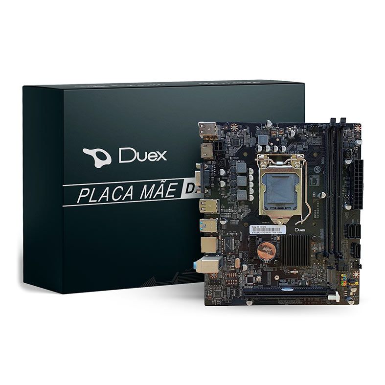Placa Mae Duex DX H310ZG, DDR4, Soquet LGA1151, M-ATX, Chipset Intel H310, DX-H310ZG