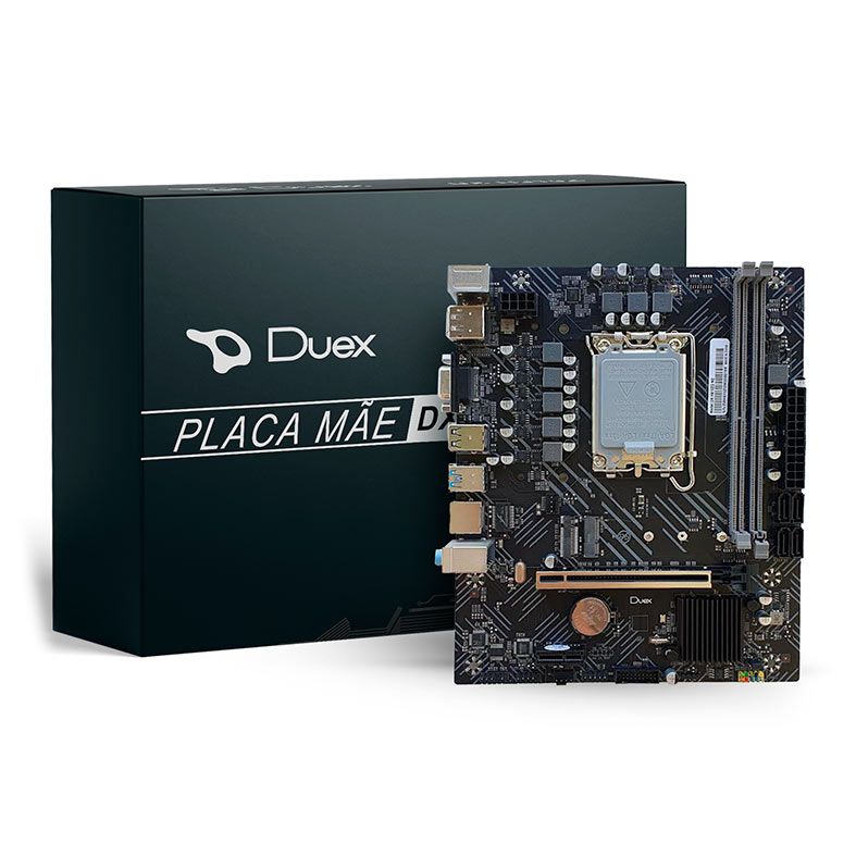 Placa Mae Duex DX H610ZG M2, DDR4, Soquet LGA1700, M-ATX, Chipset Intel H610, DX-H610ZG-M2