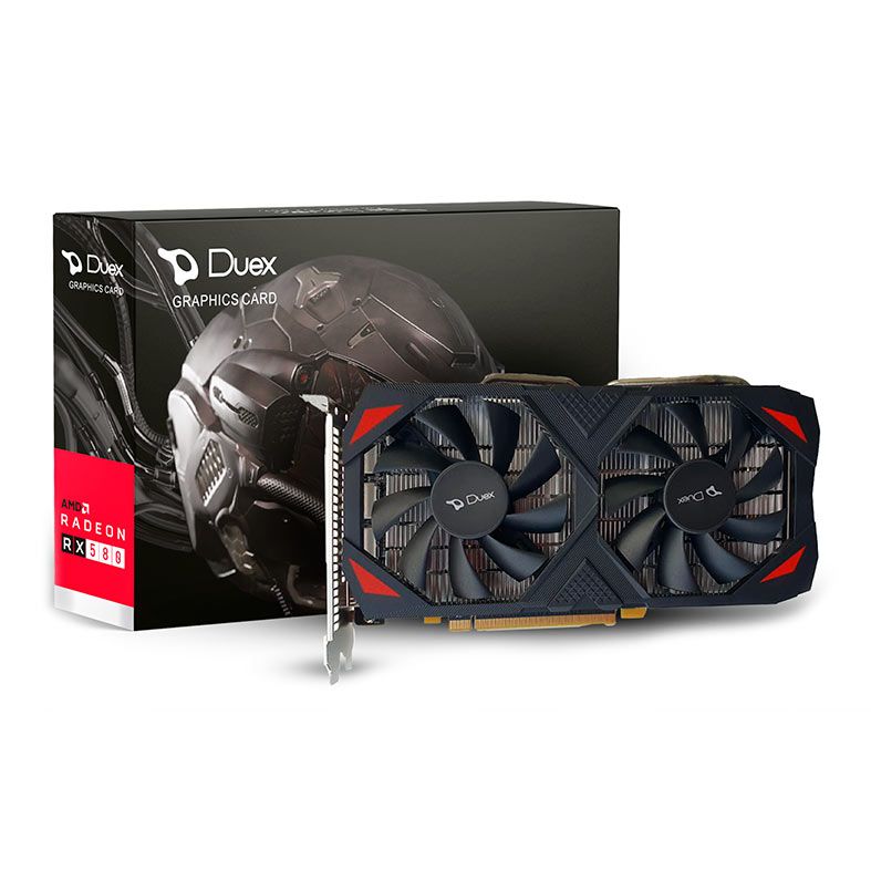 Placa de Video Duex RX580, 8GB, GDDR5, 256-bit, DX-RX580-8GD5-NAC