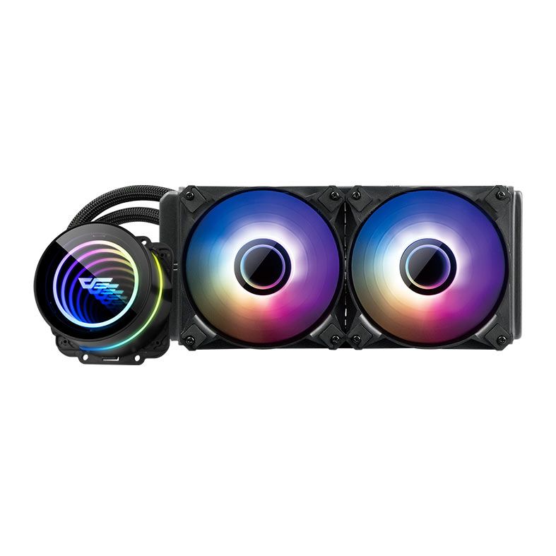 Water Cooler Aigo Darkflash Twister DX240 V2.6, ARGB, 240mm, Preto, DX240V2-6BK