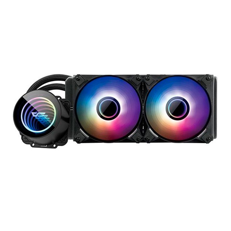 Water Cooler Aigo Darkflash Twister DX240 V2.0, ARGB, 240mm, Preto, DX240V2BK