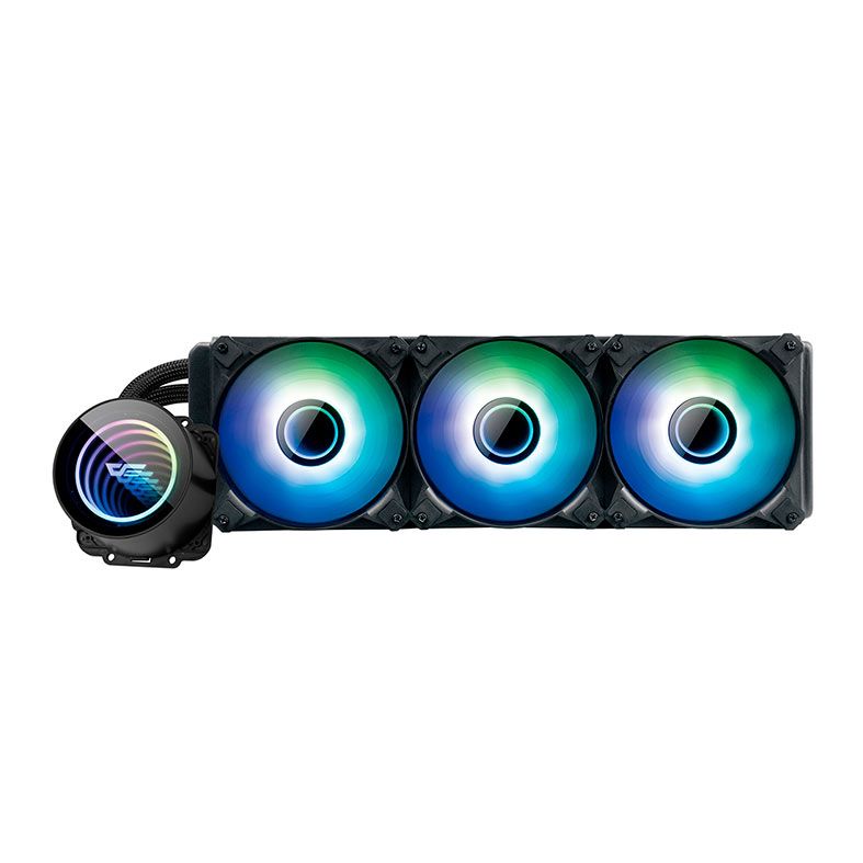 Water Cooler Aigo Darkflash Twister DX360 V2, ARGB, 360mm, Preto, DX360V2BK