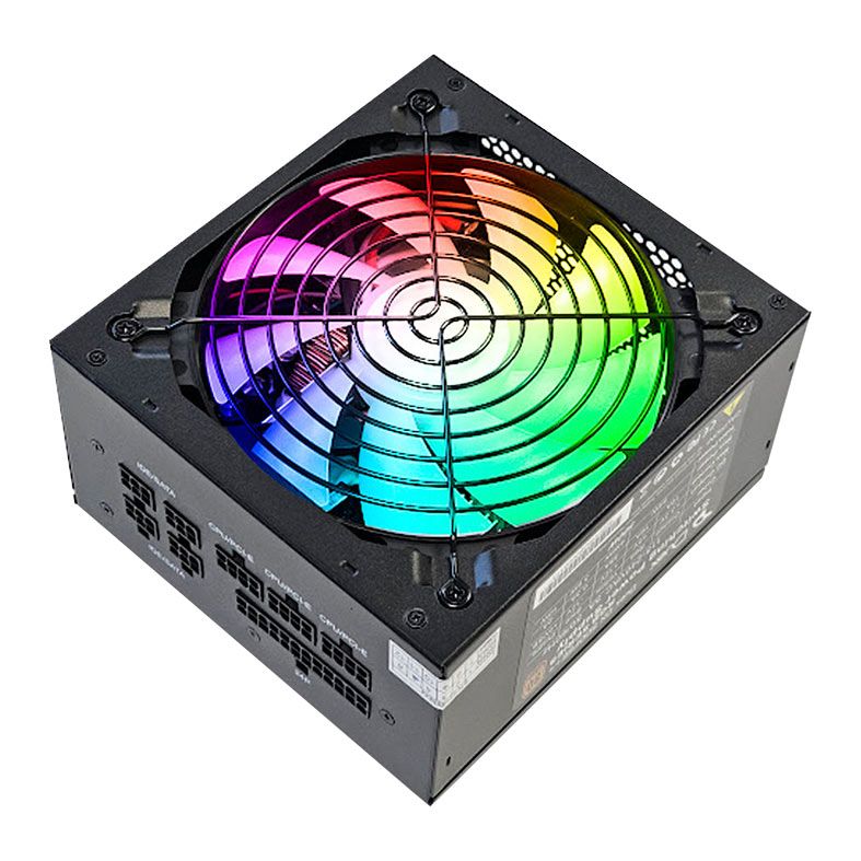 Fonte Duex DX600FSE++, 600W, RGB, Full Modular, 80 Plus Bronze, Preta, DX600FSEFMRGB