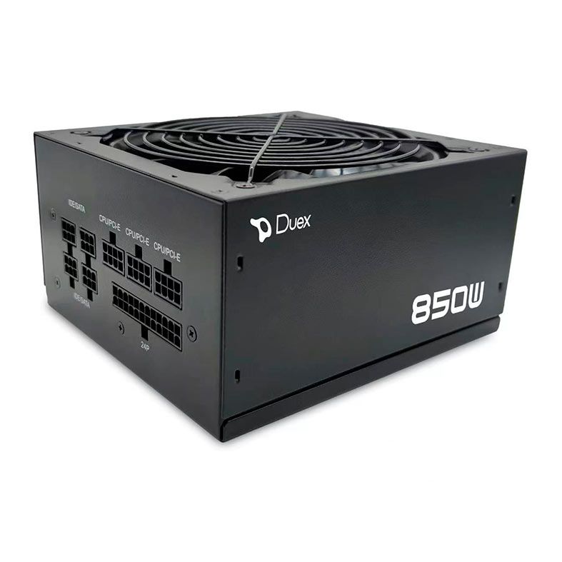 Fonte Duex DX850FSE++, 850W, Full Modular, 80 Plus Bronze, Preta, DX850FSE-FM