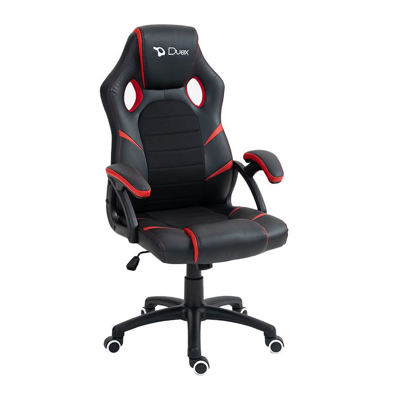 Cadeira Gamer Duex DX9002, Preto e Vermelho, DX9002R