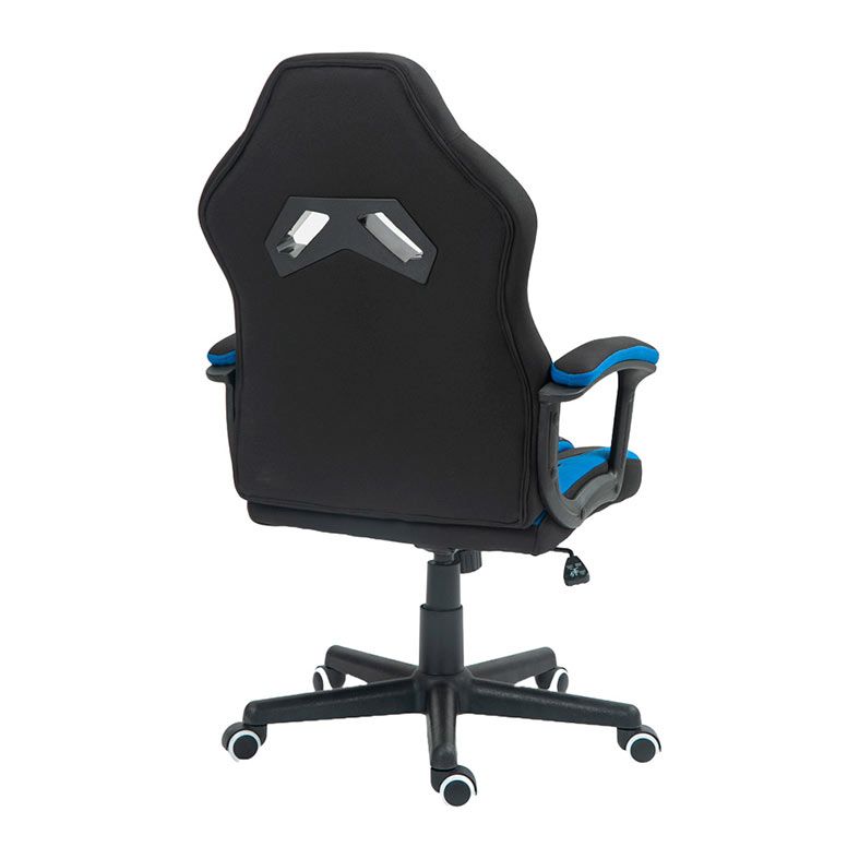 Cadeira Gamer Duex DX9025B-B, Preta e Azul, DX9025B-B