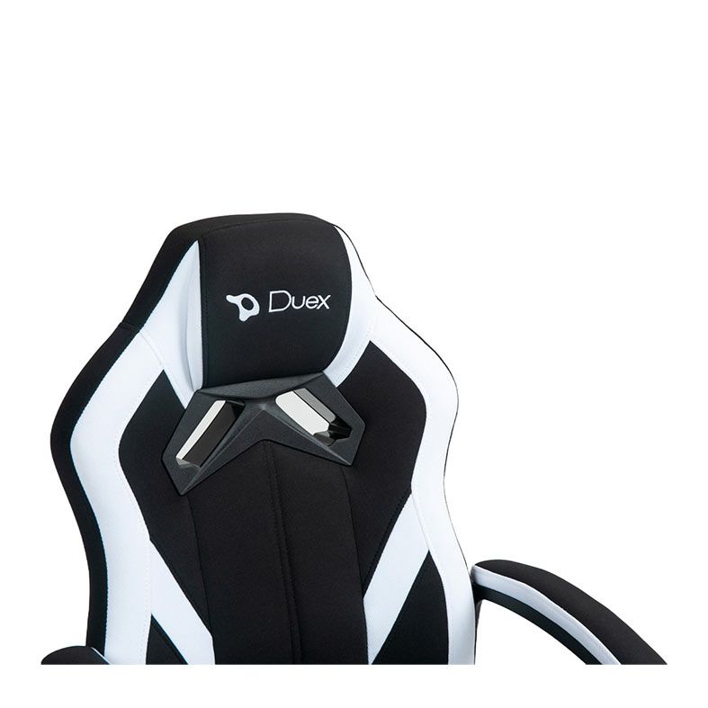 Cadeira Gamer Duex DX9025W, Preta e Branca, DX9025W