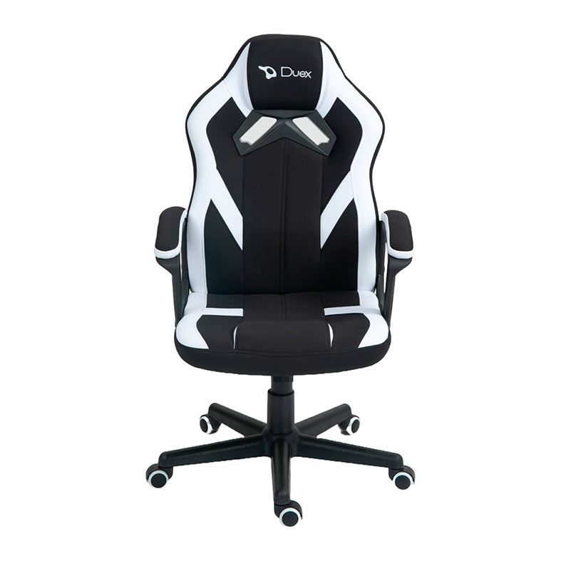 Cadeira Gamer Duex DX9025W, Preta e Branca, DX9025W