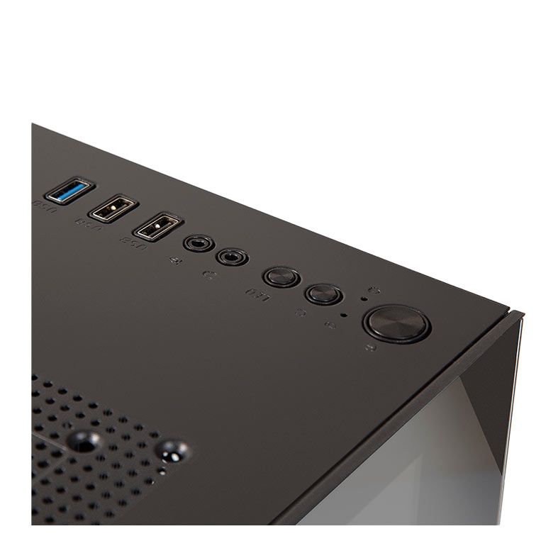 Gabinete Gamer Duex DXJ270-2, Mid-Tower, Lateral De Vidro, Preto, DXJ270-BK