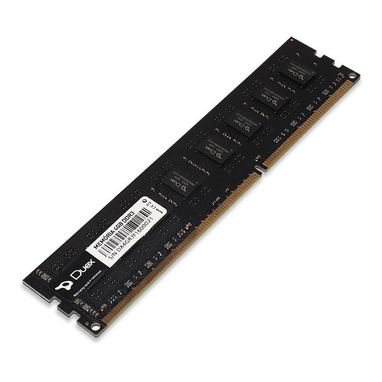 Memoria Duex, 4GB (1x4GB), DDR3, 1600MHz, Preto, DXPC34GB16