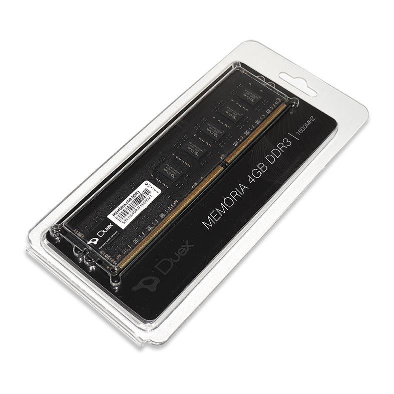 Memoria Duex, 4GB (1x4GB), DDR3, 1600MHz, Preto, DXPC34GB16