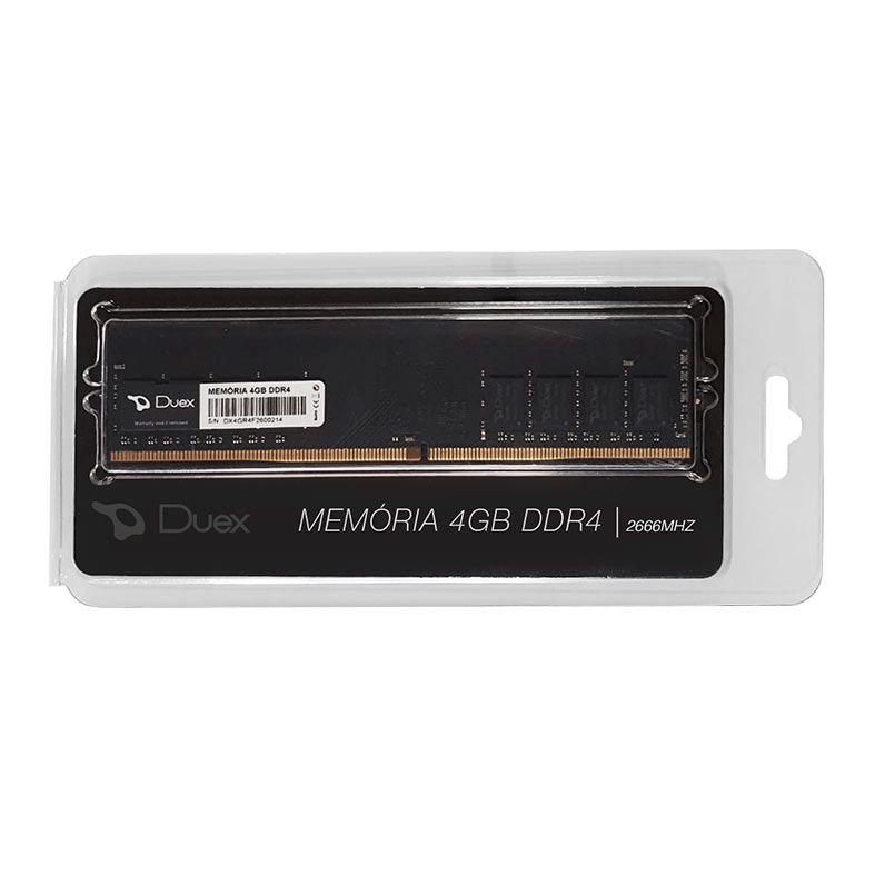Memoria Duex, 4GB (1x4GB), DDR4, 2666MHz, DXPC44GB2666