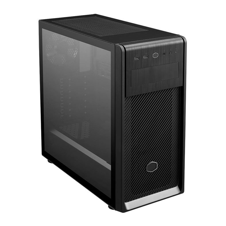 Gabinete Gamer Cooler Master Elite 500, Mid-Tower, Lateral Vidro, Com 1 Fan, Preto, E500-KG5N-S00