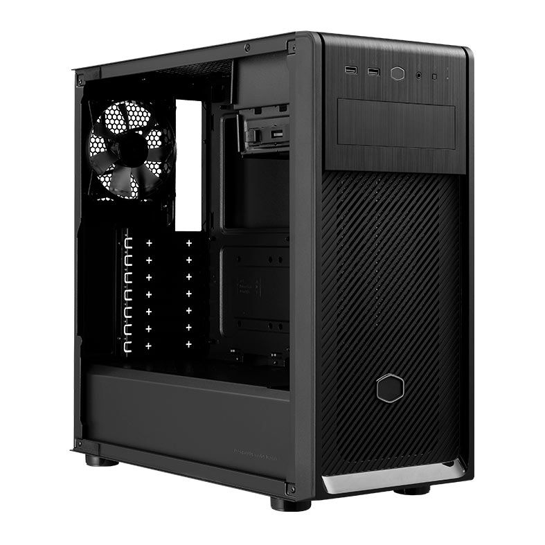 Gabinete Gamer Cooler Master Elite 500, Mid-Tower, Lateral Vidro, Com 1 Fan, Preto, E500-KG5N-S00