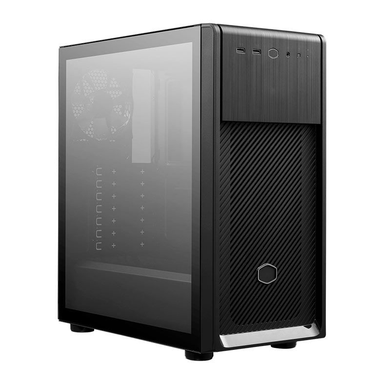 Gabinete Gamer Cooler Master Elite 500, Mid-Tower, Lateral Vidro, Com 1 Fan, Preto, E500-KGNN-S00